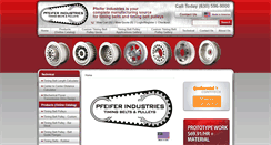 Desktop Screenshot of pfeiferindustries.com