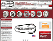 Tablet Screenshot of pfeiferindustries.com